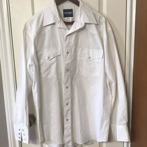 Western style pearl snap button down